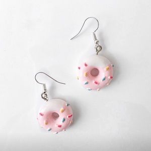 NWT 🔥 Light Pink Sprinkle Donut Earrings